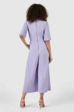 Closet London Purple Shirt Jumpsuit -Closet London Popular Shop T7705 23 11251.1633705331