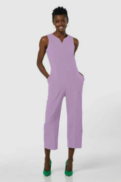 Closet London Lilac Sleeveless Jumpsuit -Closet London Popular Shop T7987 20211026 Closet London1388 46829.1652350623.1280.1280 3 09312.1660666937