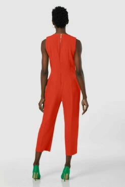 Closet London Orange Sleeveless Jumpsuit -Closet London Popular Shop T7987 20211026 Closet London1407 06204.1652350650.1280.1280 2 35808.1660667186