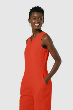 Closet London Orange Sleeveless Jumpsuit -Closet London Popular Shop T7987 20211026 Closet London1415 12745.1652350624.1280.1280 2 89569.1660667181