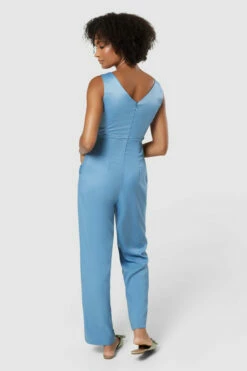 Closet London Slate Blue Jumpsuit -Closet London Popular Shop T8342 20220621 Closet London 18532 79217.1656589969