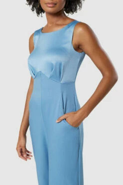 Closet London Slate Blue Jumpsuit -Closet London Popular Shop T8342 20220621 Closet London 18538 80488.1656589965