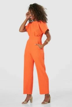 Closet London Orange Kimono Jumpsuit -Closet London Popular Shop T8358 20220118 Closet 0336 89815.1652356438