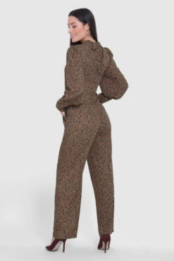 Closet London Bronze Print High Neck Jumpsuit -Closet London Popular Shop T8628 14 13433.1666606182