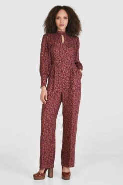 Closet London Multi Print High Neck Jumpsuit -Closet London Popular Shop T8628 3 86649.1663857835