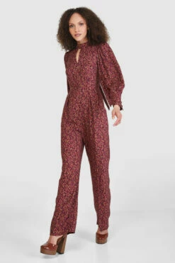 Closet London Multi Print High Neck Jumpsuit -Closet London Popular Shop T8628 9 05190.1663857833