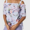Closet London Multi Floral Gathered Strap Top -Closet London Popular Shop T8930 unknown info 20220621 Closet London 18818 31741.1656594654