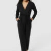 Closet London Petite BlackCross Over Jumpsuit -Closet London Popular Shop T8963 NAVY 25411 46677.1679414139