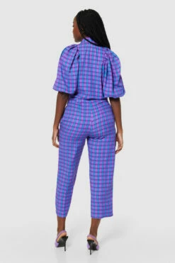Closet London Purple Straight Leg Trouser -Closet London Popular Shop T9449 PURPLE 64162 85319.1691075861