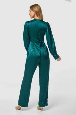 Closet London TealWrap Jumpsuit -Closet London Popular Shop T9924 TEAL 20230405 Closet London0317 38888.1696330234