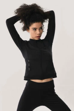 Closet London Black Zip Up Jacket -Closet London Popular Shop Z4V8fBRA 94116.1625576584