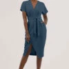 Closet London Blue Kimono Sleeves Wrap Midi Dress 1 Closet London Blue Kimono Sleeves Wrap Midi Dress -Closet London Popular Shop ZZgVX8pg.jpeg 29283.1633089750