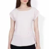 Closet London Pink Turn Up Sleeve High Low Top -Closet London Popular Shop b238 pink front model 40423.1658928626