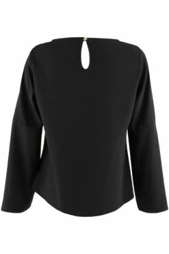 Closet London Black Volant Sleeve Blouse 11 Closet London Black Volant Sleeve Blouse -Closet London Popular Shop b2827 black 5 51188.1567600632