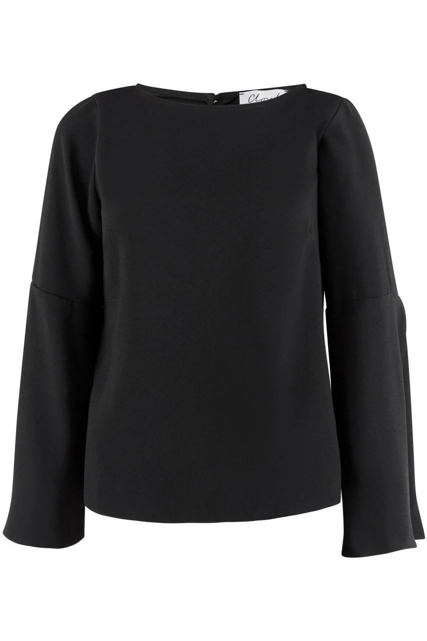 Closet London Black Volant Sleeve Blouse 7 Closet London Black Volant Sleeve Blouse - Image 5
