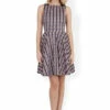 Closet London Triangle Cut Out Back Dress -Closet London Popular Shop d1480 multi front full model 13626.1633089771