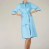 Closet London Blue Tie Front Shirt Dress -Closet London Popular Shop d2758 dsc1048 1 53670.1633089195