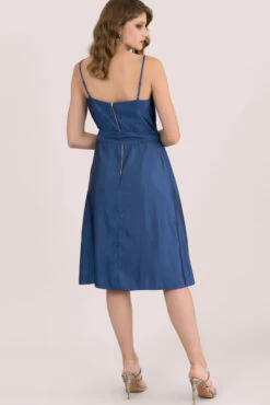 Closet London Blue A- Line Wrap Dress -Closet London Popular Shop d5197 dsc 5703 50994.1566151461