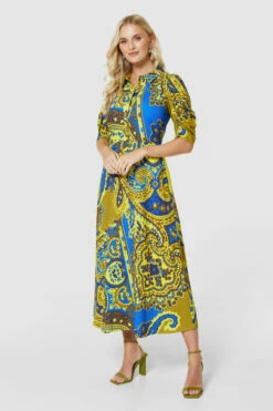 Closet LondonRoyal Blue A-Line Shirt Dress -Closet London Popular Shop d9628 ROYAL BLUE 1118 18198.1693836155