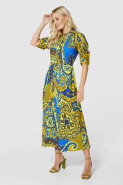 Closet LondonRoyal Blue A-Line Shirt Dress -Closet London Popular Shop d9628 ROYAL BLUE 1122 34116.1693836157