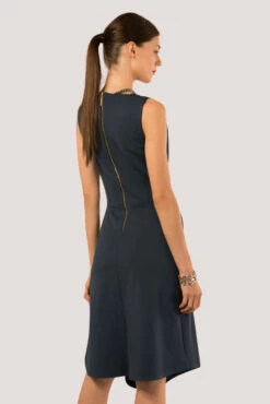 Closet London Navy Asymmetric Hem Dress -Closet London Popular Shop jd4438 dsc 9087 33752.1566144788