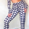 Closet London Black And White Heart Print Leggings -Closet London Popular Shop pplpl 62902.1633090045