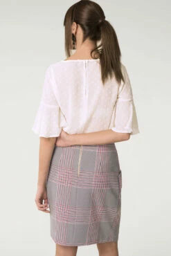 Closet London Checked Tie Waist & Pocket Skirt 9 Closet London Checked Tie Waist & Pocket Skirt -Closet London Popular Shop s3819 dsc 6172 78270.1663072990