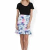 Closet London Pep Hem Floral Mini Skirt -Closet London Popular Shop s819a multi front full model 39503.1619094912