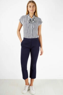 Closet London Navy Pleat Front Trouser -Closet London Popular Shop t208 navy trouser 1 98459.1633089101