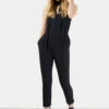Closet London High Collar Black Metallic Jumpsuit 1 Closet London High Collar Black Metallic Jumpsuit -Closet London Popular Shop t2804 black contrast blue glitter jumpsuit 1 02191.1633089925