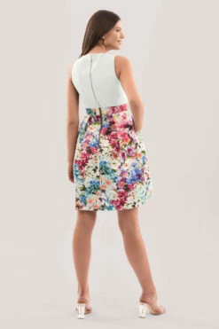 Closet London White Floral Full Skirt Dress -Closet London Popular Shop v9W6WN Q 48185.1667210950