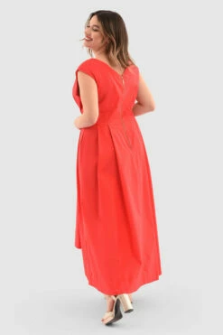 Closet London Curves Red High Low Dress -Closet London Popular Shop xuCBBgDc 24293.1650632847